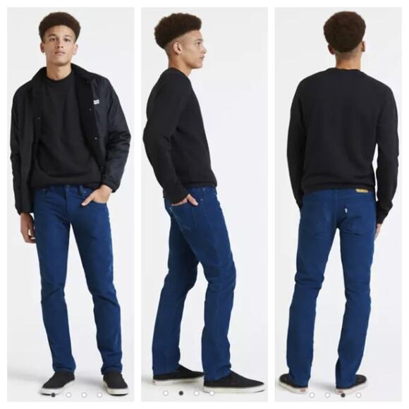 Levi's Men's 511 Slim Fit Corduroy Pants Blue Size 31x32 - Picture 1 of 10